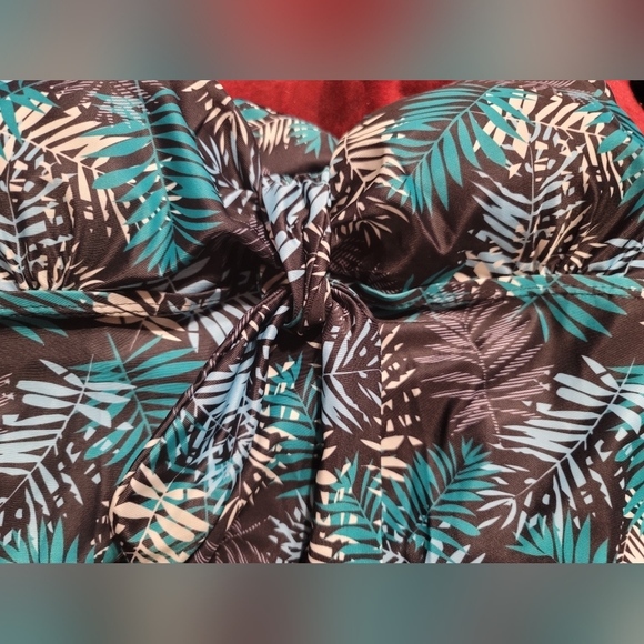 NWOT TANKINI SWIM DRESS BOY SHORT COVER UP MODEST SWIM BATHING SUIT SIZE… cute - Picture 7 of 10